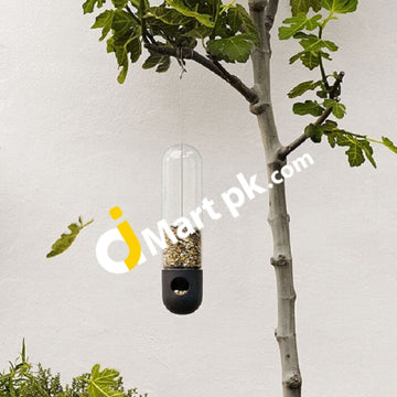 Evasolo Bird Feeder Tube Frost-Proof Glass Accommodates Small Birds - Imported From Uk